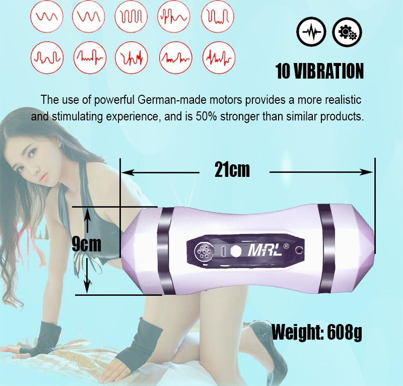 Male Automatic Vibrating Masturbator Device