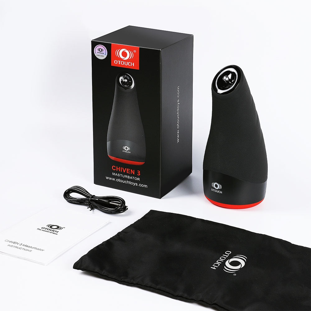 Man Glans Penis Training Automatic Heating Male Masturbator