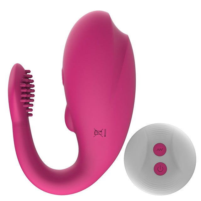 Wireless Double Vibrators Sex Toy For Woman BKC Wireless Double Vibrators Sex Toy For Woman BKC
