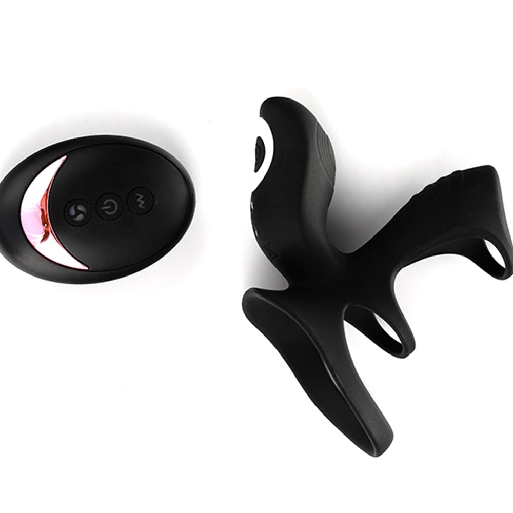 Dual-Motor Penis Ring Couple Vibrator BKC Dual-Motor Penis Ring Couple Vibrator BKC
