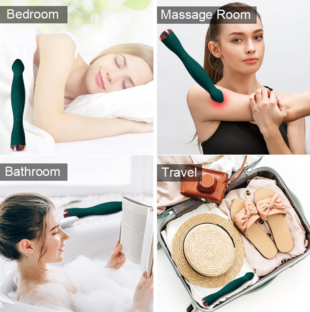 10 Vibrationen 3 hämmernde G-Punkt-Klitoris-Vagina-Vibrator G-Bliss O-Maker-Spielzeug