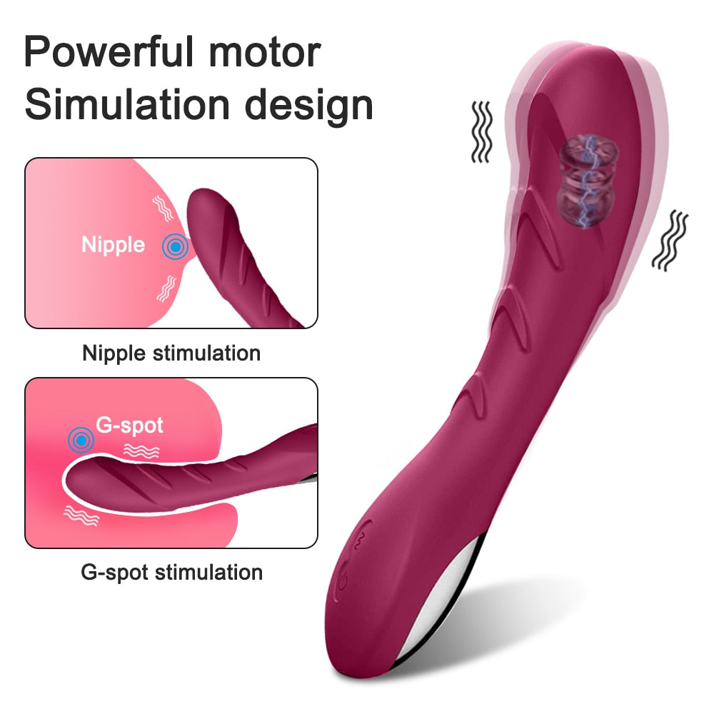12 Powerful Mode G Spot Dildo VibratorG-bliss O-maker Toy BKC 12 Powerful Mode G Spot Dildo VibratorG-bliss O-maker Toy BKC