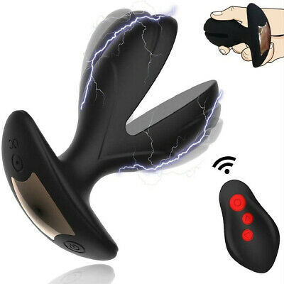 Magic Anal Plug with Electric Shock Pulse Vibrator BKC Magic Anal Plug with Electric Shock Pulse Vibrator BKC