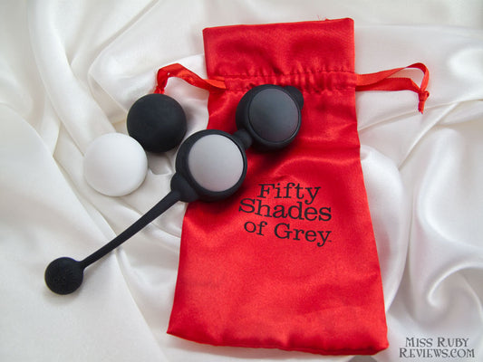 Review: Fifty Shades of Grey Beyond Aroused Kegel Balls Set - Miss Ruby Reviews