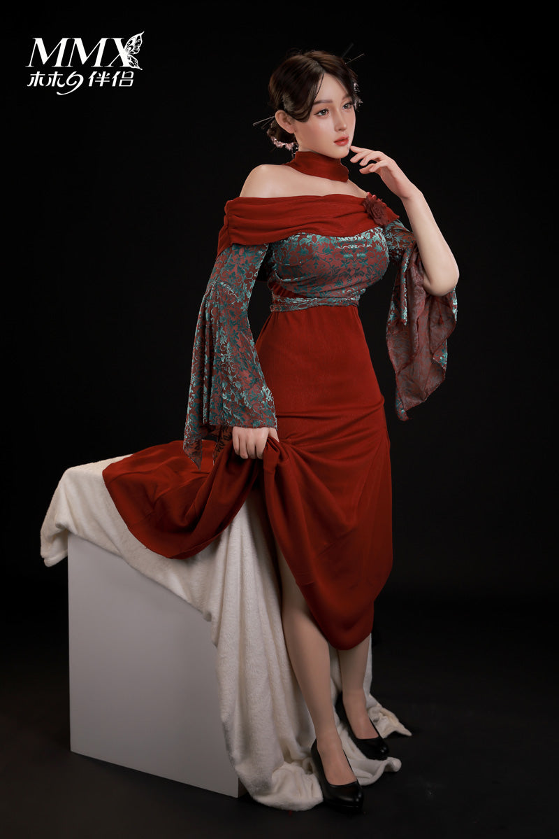 163cm/5ft4 E-Cup Full Silicone Chinese Sex Doll - Mengqi