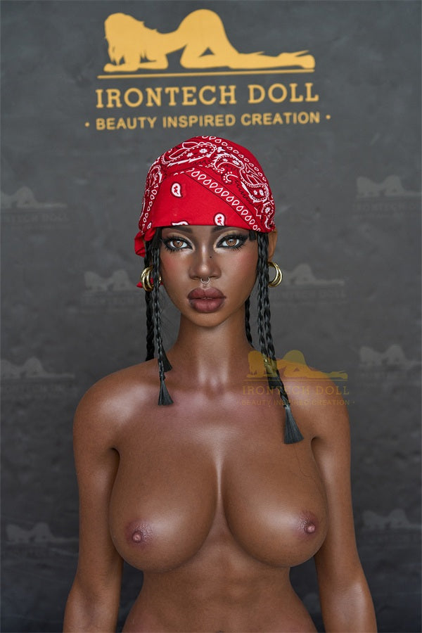 161cm/5ft3 F-cup Full Silicone Black Sex Doll S33 Penny – Rocker Queen