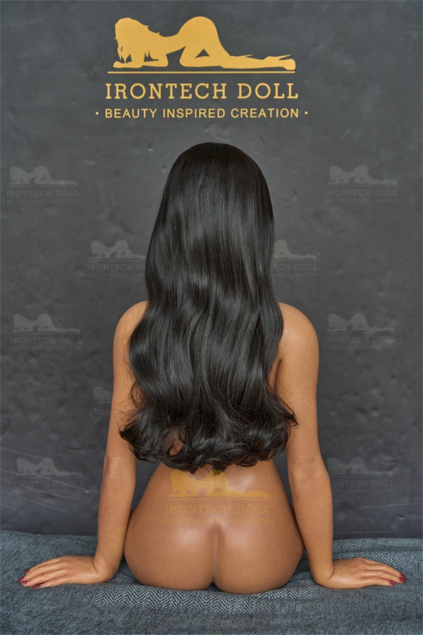 161cm/5ft3 F-cup Full Silicone Sex Doll S33 Dark Tanned Penny – The Rock & Roll Goddess