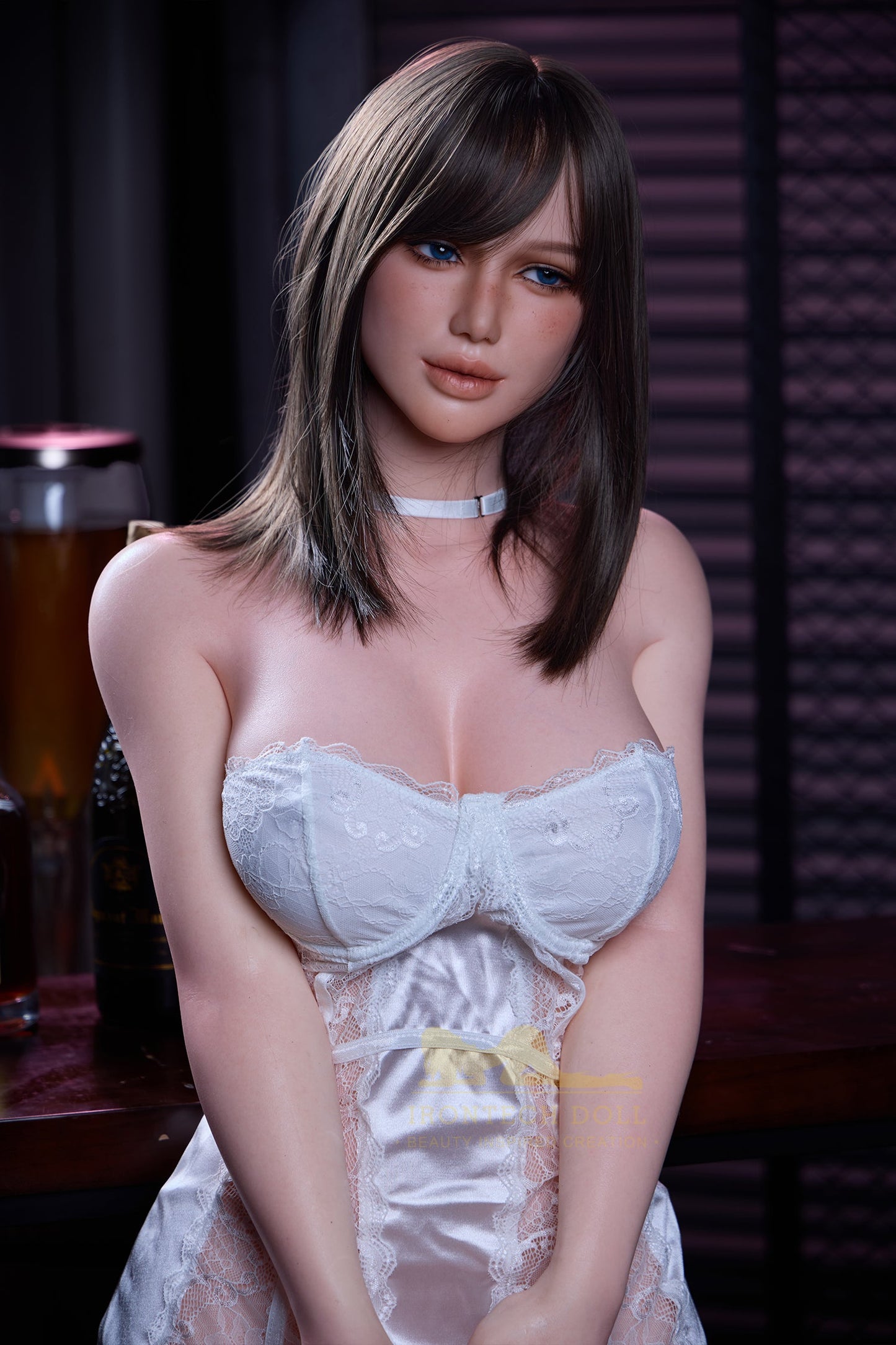 164cm/5ft5 C-Cup All-In-One Silicone Sex Doll  #S13 Natural