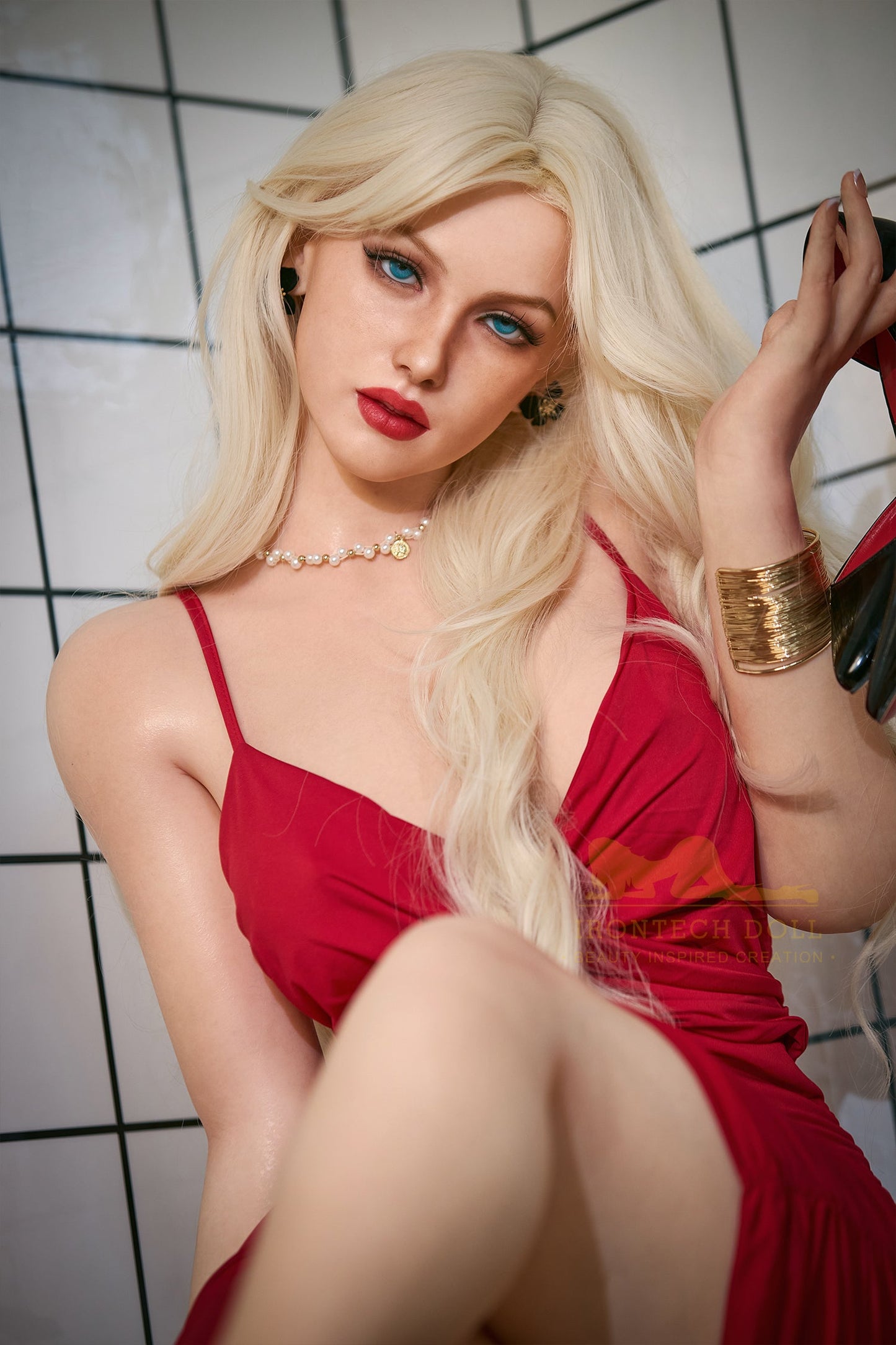 [Natural Optimized Series] 164cm/5ft5 F-cup Blonde Silicone Sex Doll - 164T S44 Glow Molly