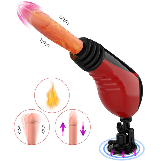 Acmejoy - 9 Thrusting Vibrating Heating Dildo Sex Machine