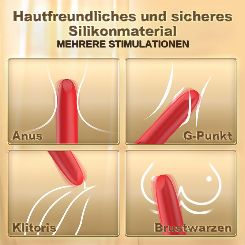 Ring——Präziser Bullet-Vibrator mit 12 Vibrationen zur Klitorisstimulation