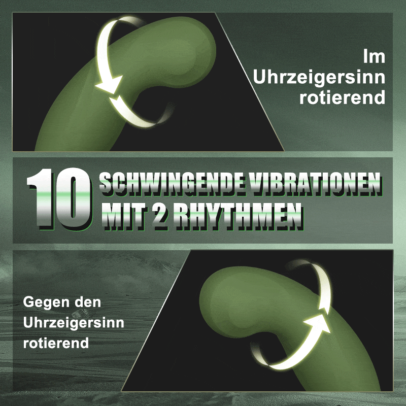 【Nur in Weiß erhältlich】Logan 10 Vibrations- und Schwingungs-Prostata-Massagegerät mit 2 Penisringen für Männer und homosexuelle Paare