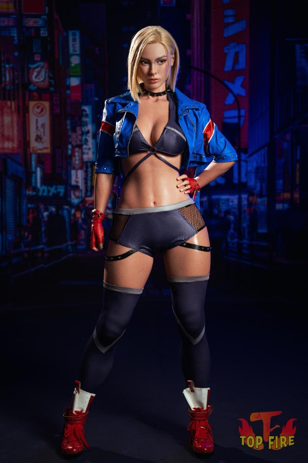 US In Stock - 176cm/5ft9 D-Cup Blonde Full Silicone Sex Doll - T43-810-Phoenix Dark Tan