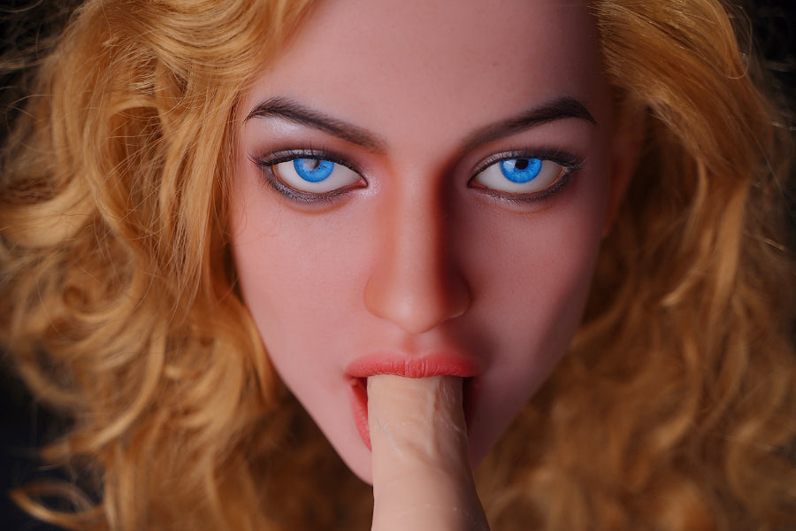 163cm/5ft4 I-Cup Silicone Head Sex Doll with #398 Head - - Movable Jaw