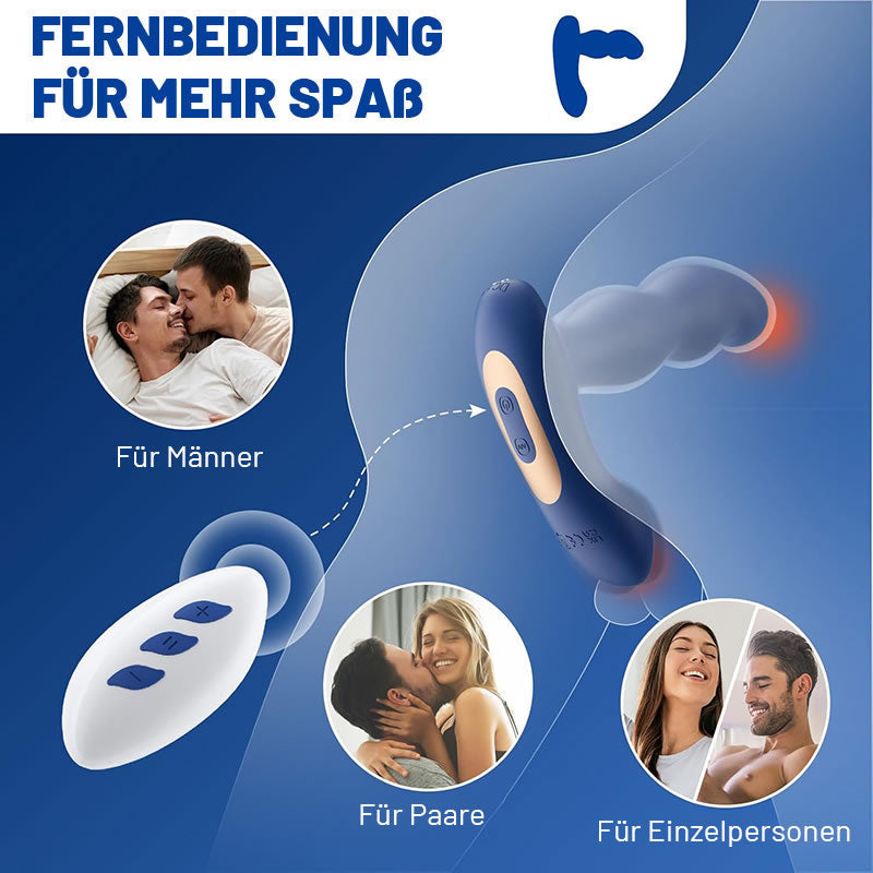 Prostata-Massagegerät mit Fernbedienung und 360°-Drehung für Fortgeschrittene