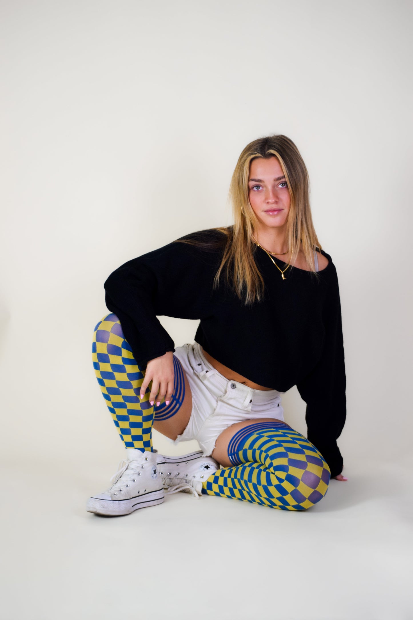 Coming SOON! Game Day! - Navy & Maize Thigh-Highs