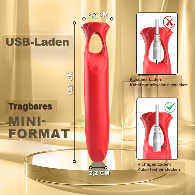 Ring——Präziser Bullet-Vibrator mit 12 Vibrationen zur Klitorisstimulation