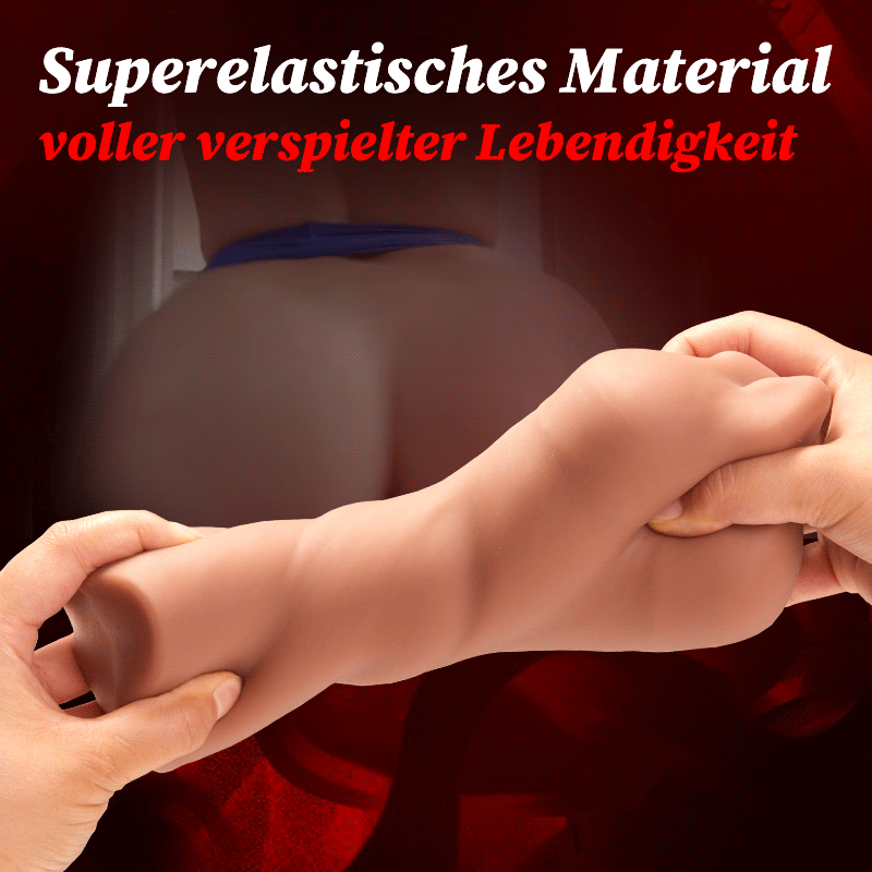 Braune Blowjob Taschenmuschi manueller realistischer Masturbator 