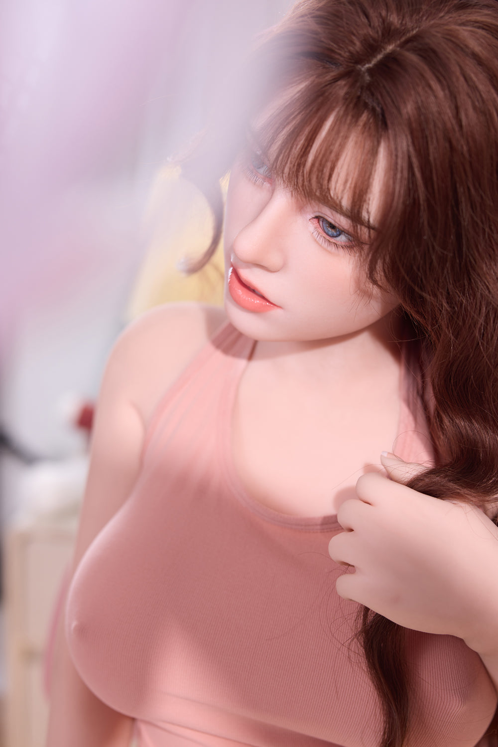 160cm/5ft3 D-cup Medium Breast Silicone Head Sex Doll - M12