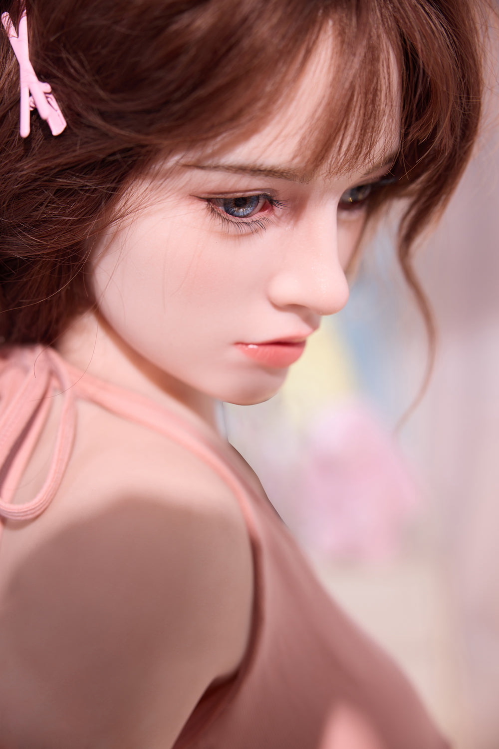 160cm/5ft3 D-cup Medium Breast Silicone Head Sex Doll - M12