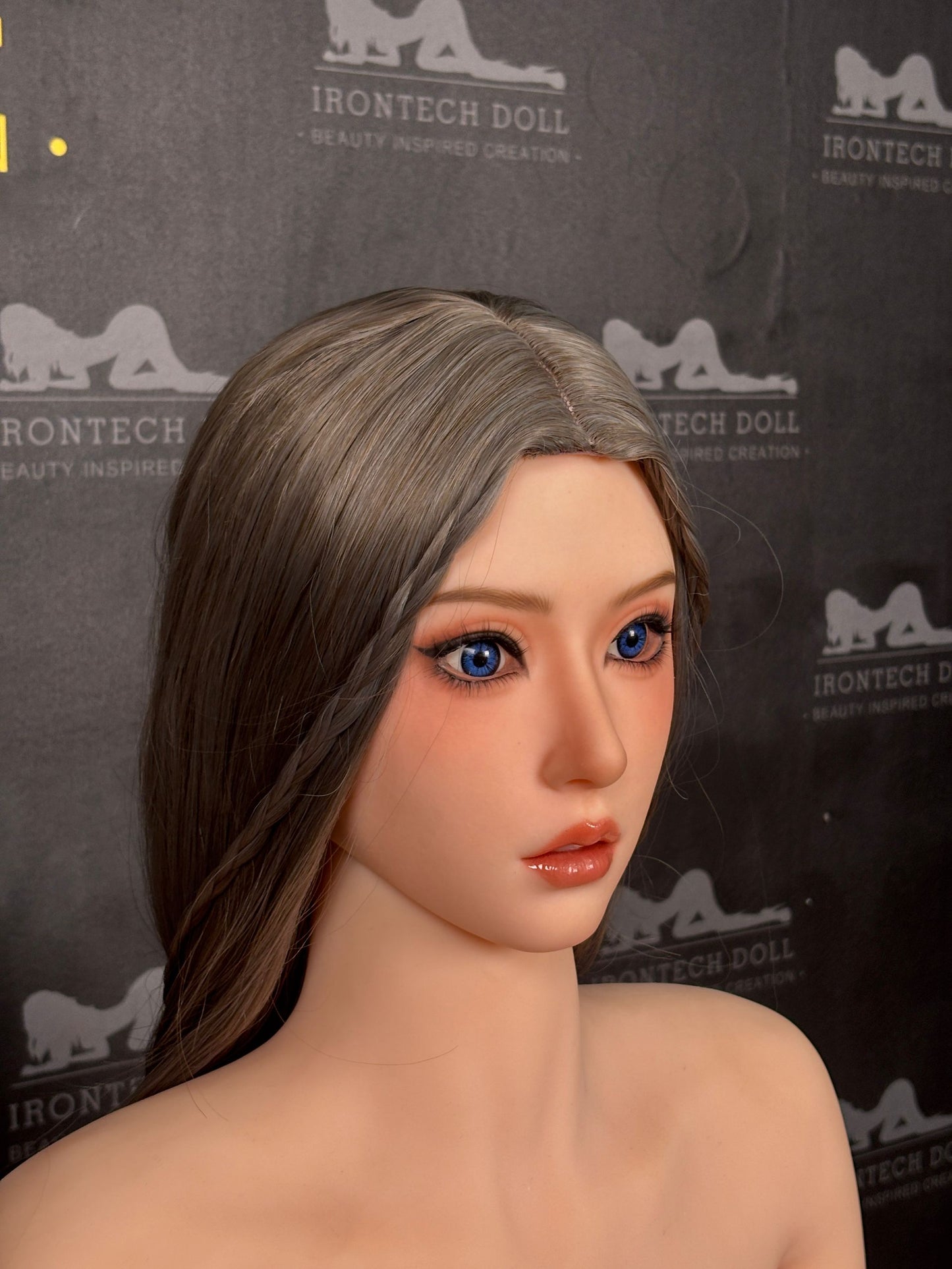 US In Stock - 163cm/5ft4 C-Cup Silicone Head Sex Doll SG5 with White Hair