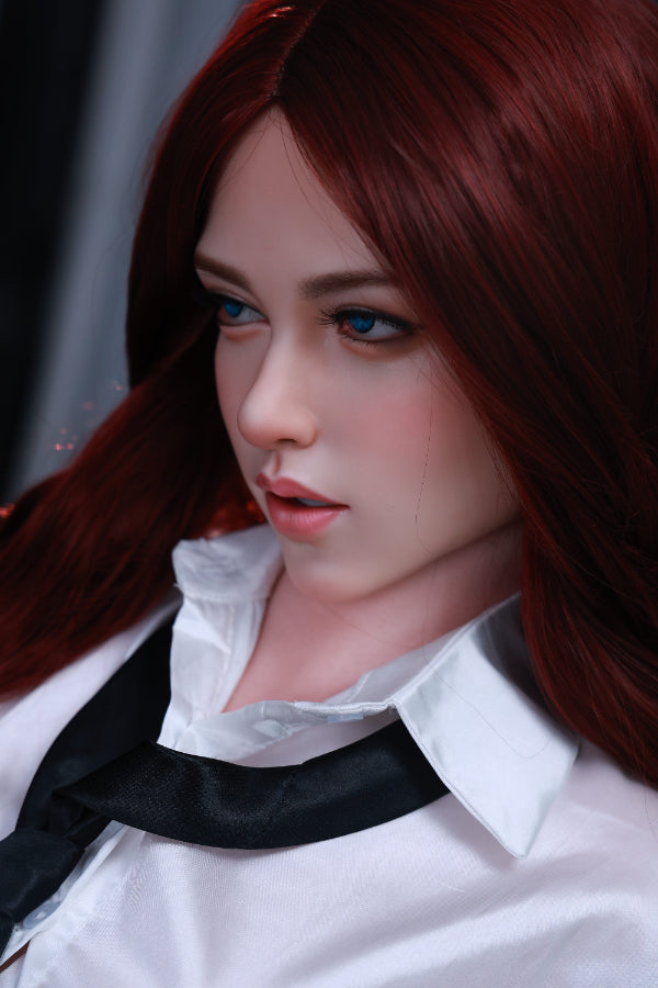 172cm/5ft8 D-cup Realistic Skin Texture Electronic Vibrating Vagina Silicone Sex Doll – Elina