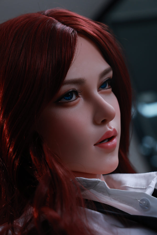 172cm/5ft8 D-cup Realistic Skin Texture Electronic Vibrating Vagina Silicone Sex Doll – Elina