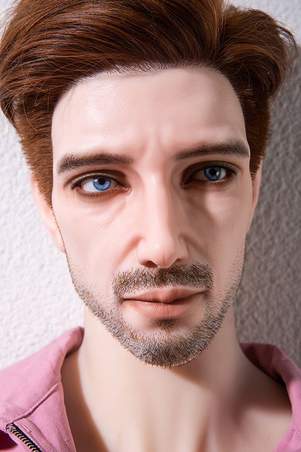 175cm/5ft9 Male Silicone Head Sex Doll - HAN