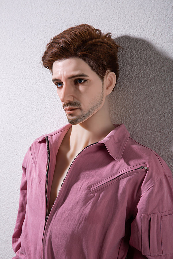 175cm/5ft9 Male Silicone Head Sex Doll - HAN