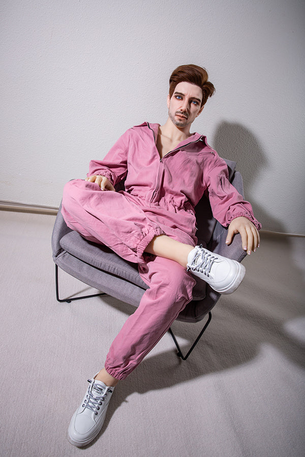 175cm/5ft9 Male Silicone Head Sex Doll - HAN