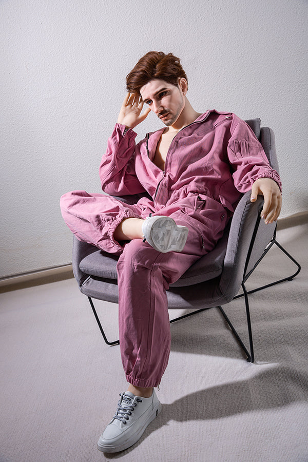 175cm/5ft9 Male Silicone Head Sex Doll - HAN