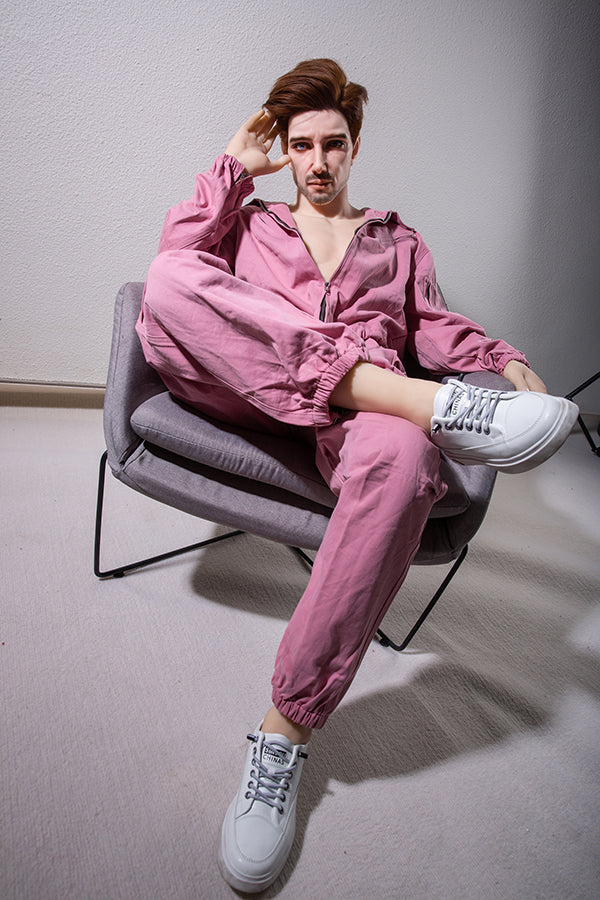 175cm/5ft9 Male Silicone Head Sex Doll - HAN