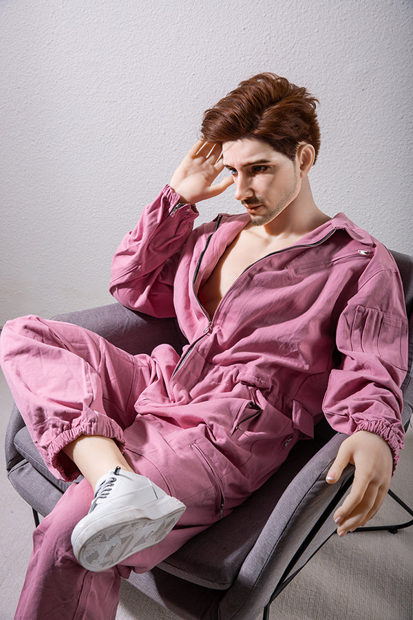 175cm/5ft9 Male Silicone Head Sex Doll - HAN