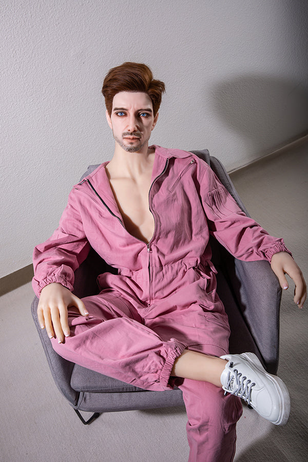 175cm/5ft9 Male Silicone Head Sex Doll - HAN