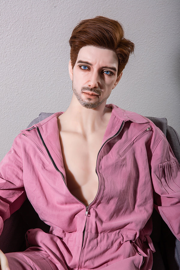 175cm/5ft9 Male Silicone Head Sex Doll - HAN