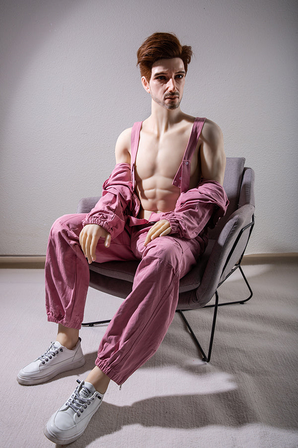175cm/5ft9 Male Silicone Head Sex Doll - HAN