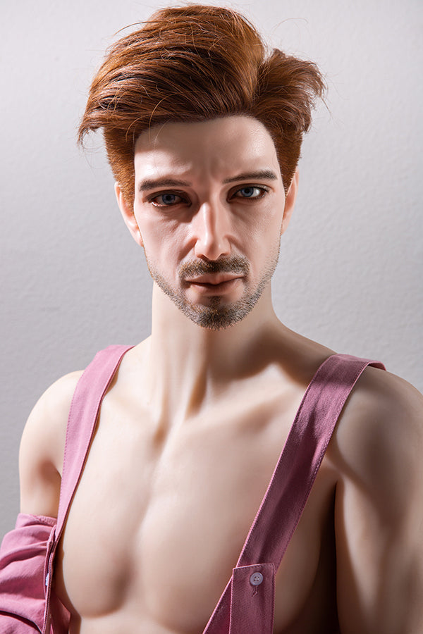 175cm/5ft9 Male Silicone Head Sex Doll - HAN