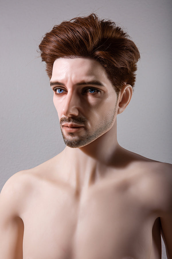 175cm/5ft9 Male Silicone Head Sex Doll - HAN