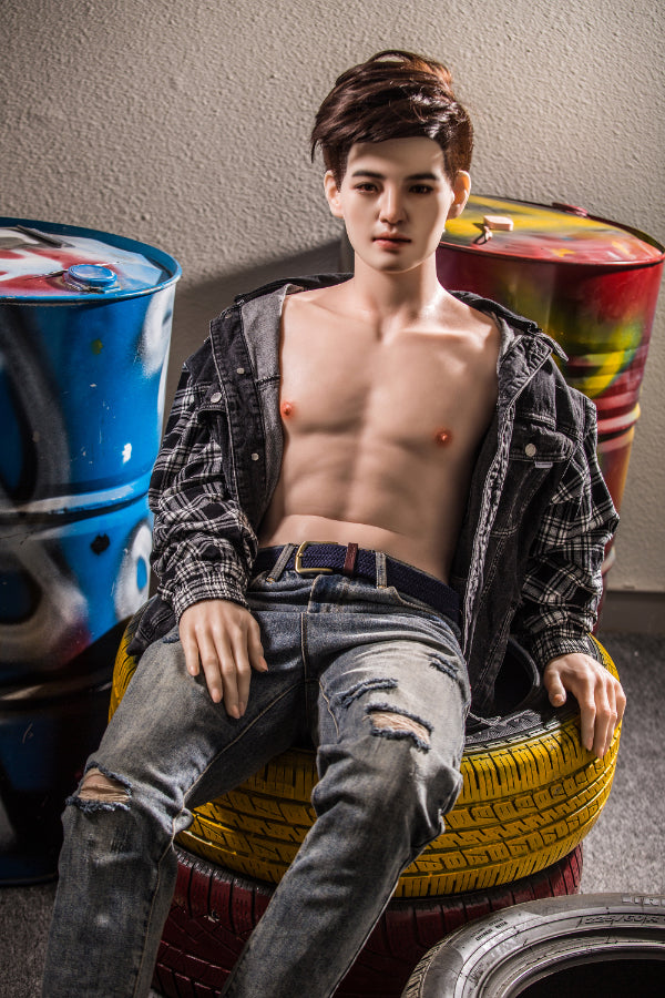 177cm/5ft9 Realistic Male Silicone Sex Doll - TANG