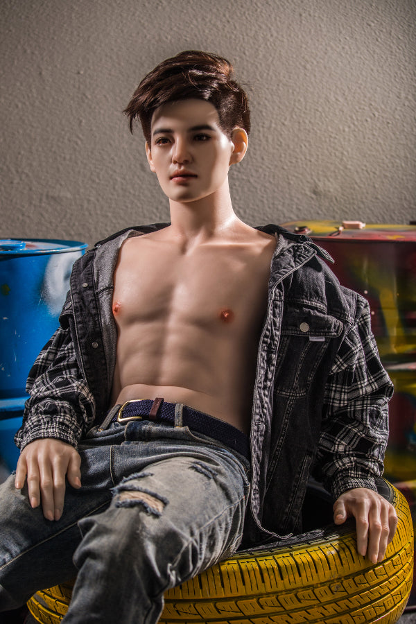 177cm/5ft9 Realistic Male Silicone Sex Doll - TANG