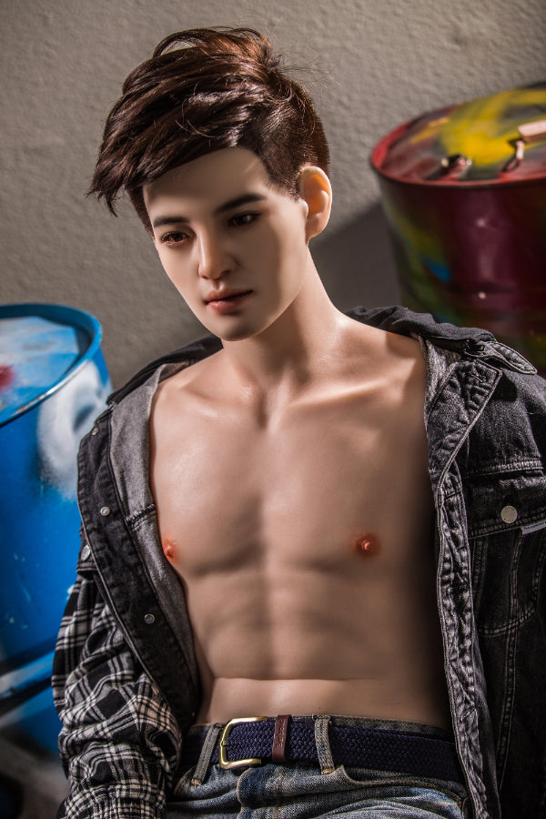 177cm/5ft9 Realistic Male Silicone Sex Doll - TANG