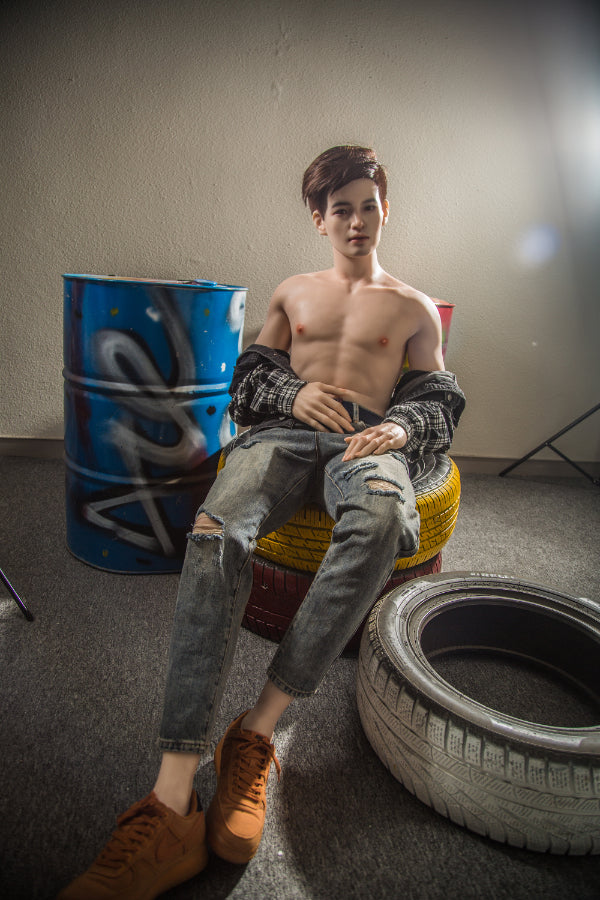 177cm/5ft9 Realistic Male Silicone Sex Doll - TANG