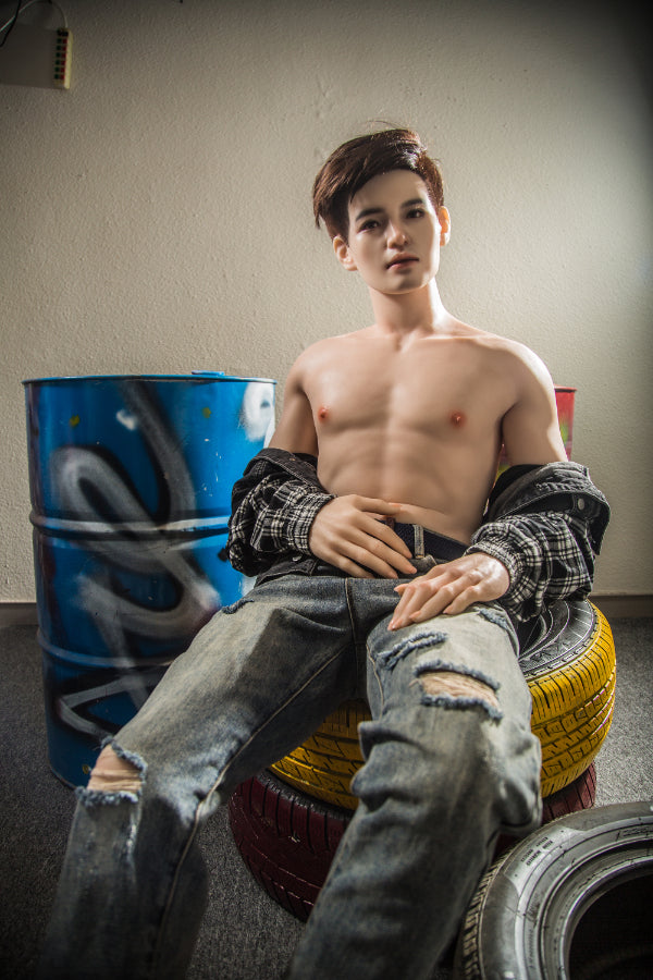 177cm/5ft9 Realistic Male Silicone Sex Doll - TANG