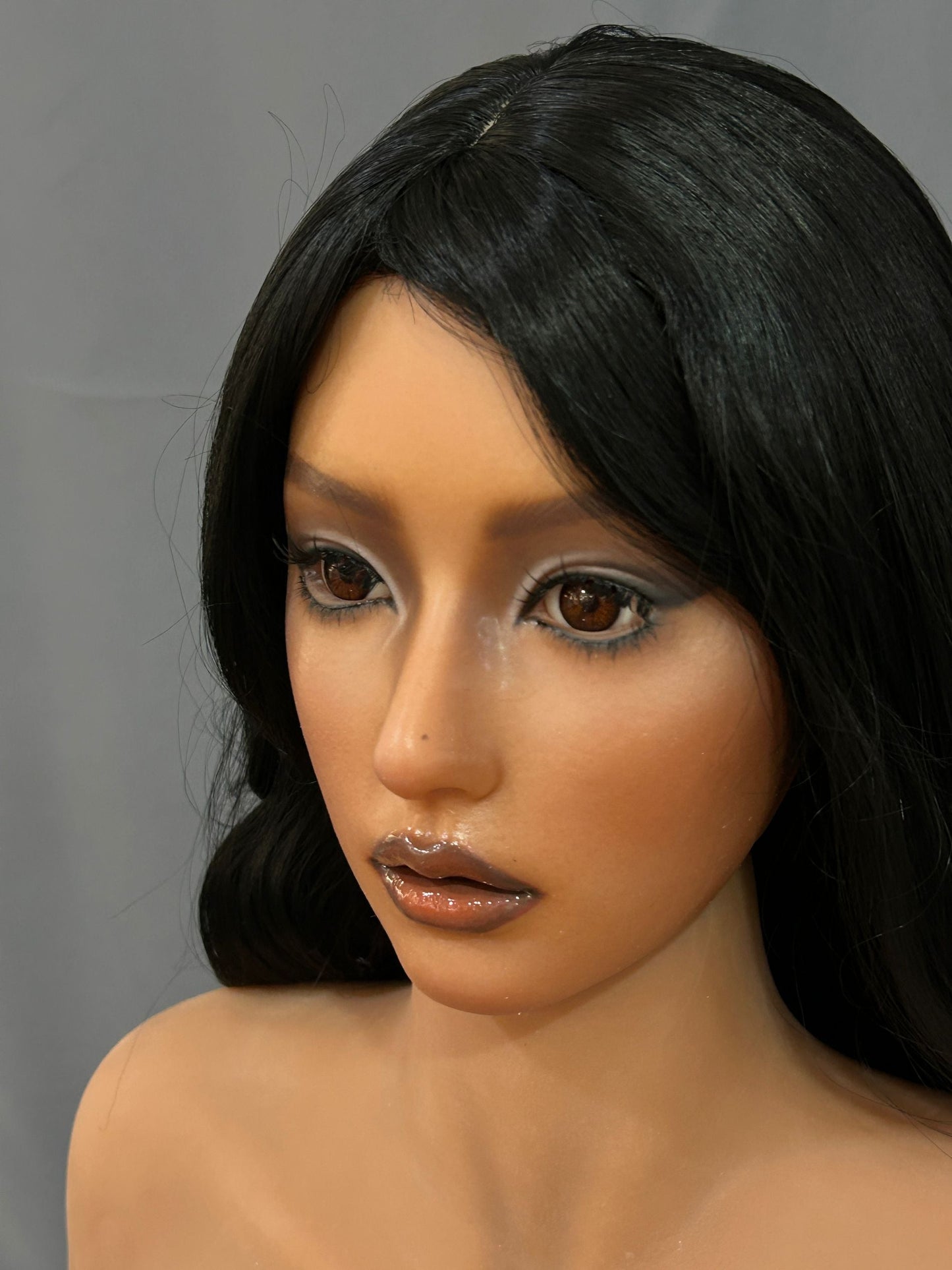 EU In Stock - 163cm/5ft4 C-Cup Silicone Head Sex Doll SG5 - Sydney Dark Tanned