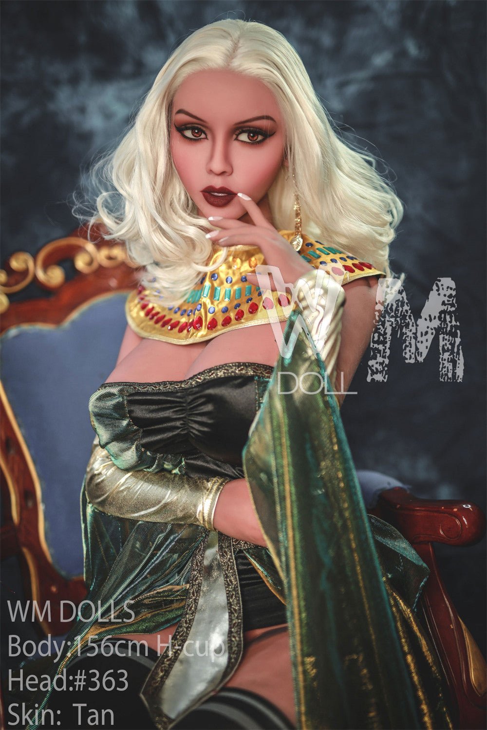 156cm/5ft1 H-Cup American High Quality TPE Sex Doll with #363 Head