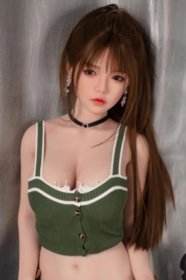 160cm/5ft3 D-cup Silicone Head Sex Doll -  A25