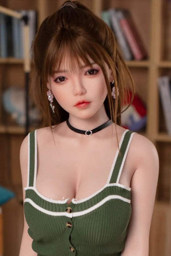160cm/5ft3 D-cup Silicone Head Sex Doll -  A25