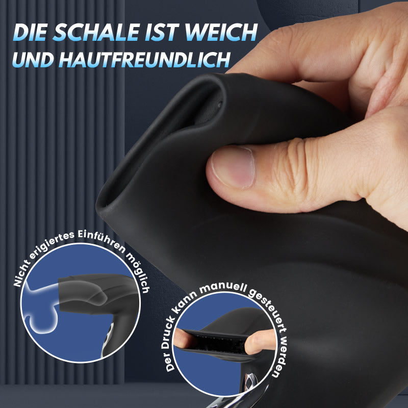 Blowjob Vakuumsauger 10 Vibratoren für Eicheltraining Männlicher Penis-Dildo-Training Masturbation 