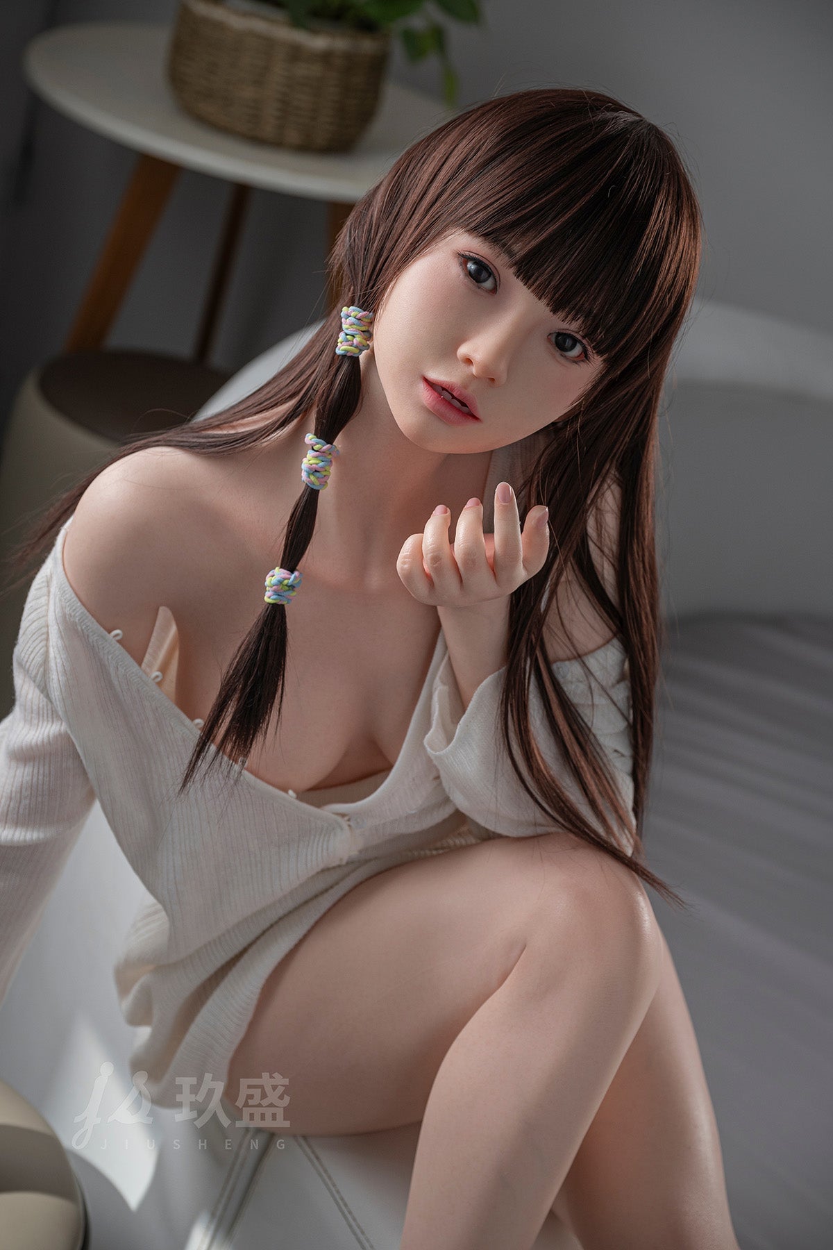 149cm/4ft11 B-Cup Silicone Sex Doll with Real Skin Texture #103B Miyu