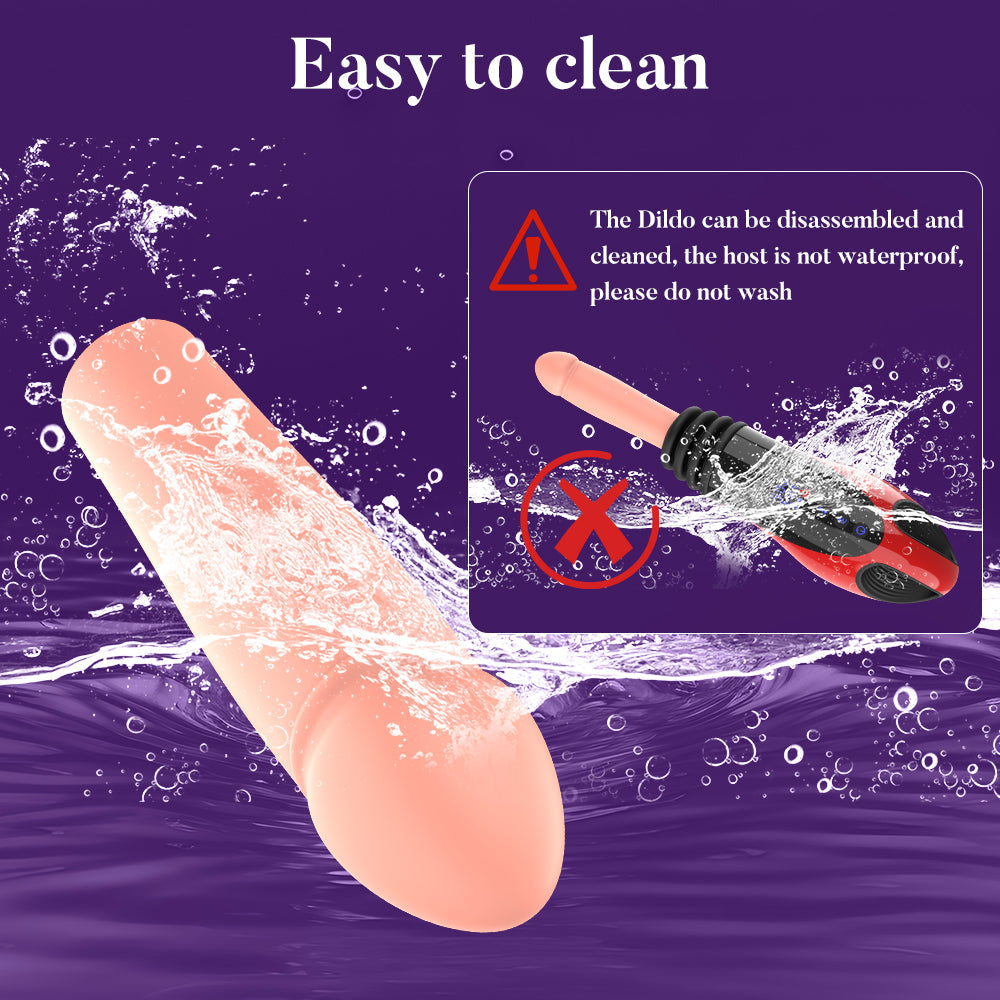 Acmejoy - 9 Thrusting Vibrating Heating Dildo Sex Machine